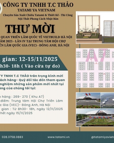 THƯ MỜI THAM QUAN TRIỂN LÃM QUỐC TẾ VIETBUILD TPHCM 2025