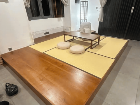 SÀN NÂNG VÀ CHIẾU TATAMI 