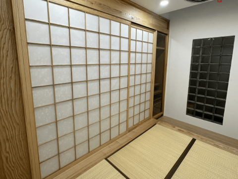 NỘI THẤT GỖ VÀ CHIẾU TATAMI TẠI TC THẢO ĐƯỢC ĐO ĐẠC- SẢN XUẤT-LẮP ĐẶT