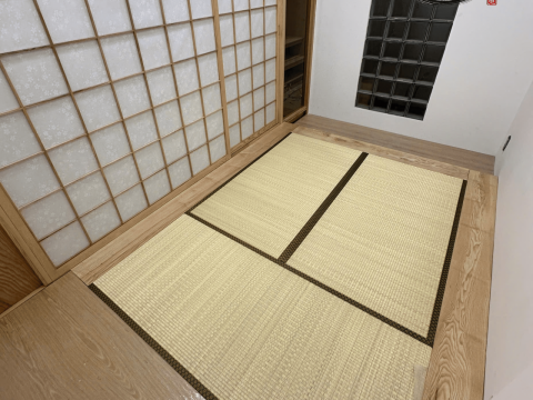 NỘI THẤT GỖ VÀ CHIẾU TATAMI TẠI TC THẢO ĐƯỢC ĐO ĐẠC- SẢN XUẤT-LẮP ĐẶT