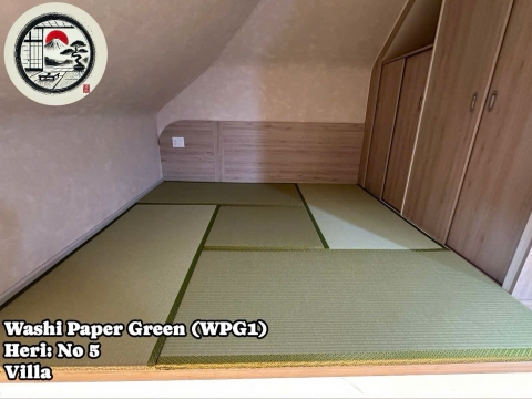Thảm chiếu Tatami mã WPG1 tại villa 