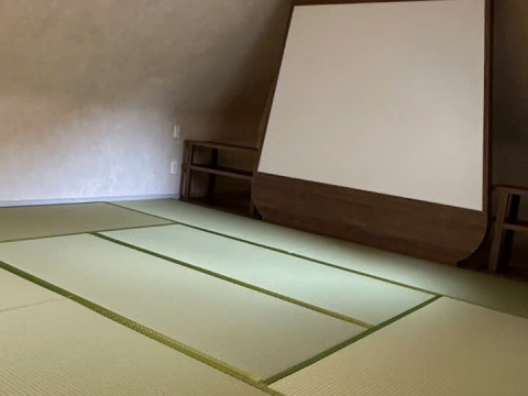 Thảm chiếu Tatami mã WPG1 tại villa 