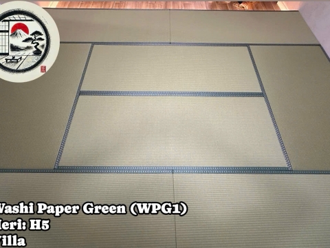 Thảm chiếu Tatami mã WPG1 tại villa 