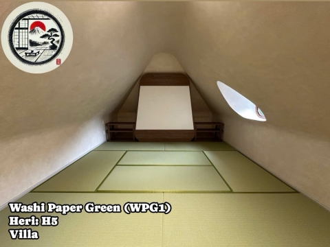 Thảm chiếu Tatami mã WPG1 tại villa 
