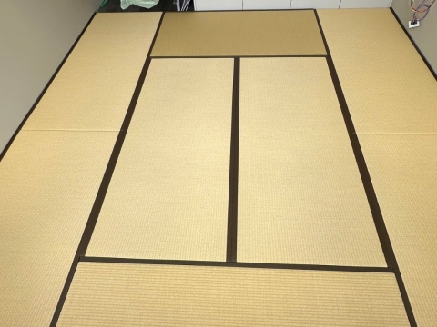 Thảm chiếu Tatami mã WPY1 tại căn hộ 