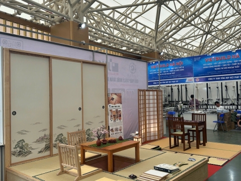 Gian hàng của công ty T.C Thảo tại triễn lãm quốc tế Vietbuild 11/2025